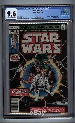 Star Wars #1 (CGC 9.6) OWithW pages Part 1 of A New Hope adaptation (c#15004)