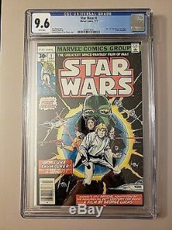 Star Wars #1 CGC 9.6 WHITE pages NEW CASE graded movie 1977 1st print marvel