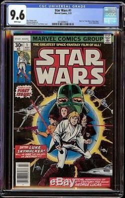 Star Wars # 1 CGC 9.6 White (Marvel, 1977) 1st appearance of Star Wars in comics