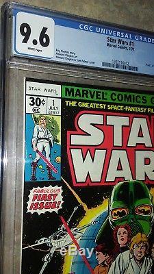 Star Wars #1 CGC 9.6 White Pages 1st Print FREE SHIPPING Marvel 1977