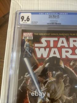 Star Wars #1 CGC 9.6 White Pages Key Issue Alex Ross Variant (2015)