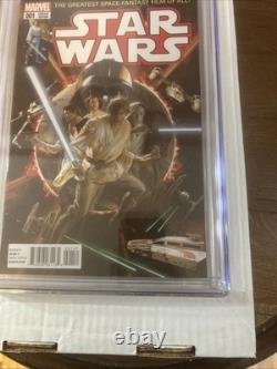 Star Wars #1 CGC 9.6 White Pages Key Issue Alex Ross Variant (2015)