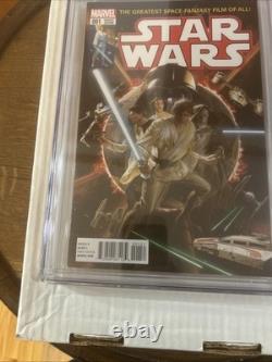 Star Wars #1 CGC 9.6 White Pages Key Issue Alex Ross Variant (2015)
