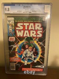 Star Wars 1 CGC 9.8 1977 First print White Pages