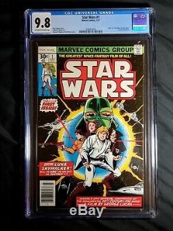 Star Wars #1 CGC 9.8 (Jul 1977, Marvel)