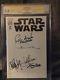 Star Wars 1 Cgc 9.8 Ss Cast Signed X5, Kathleen Kennedy And Director Jj Abrams
