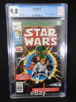 Star Wars #1 CGC 9.8 White Pages 1977