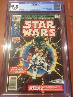 Star Wars 1 CGC 9.8 White Pages Huge Flawless Key