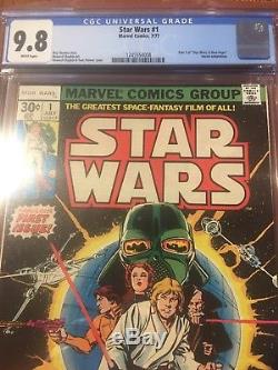 Star Wars 1 CGC 9.8 White Pages Huge Flawless Key