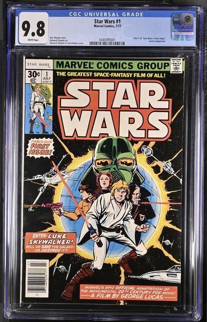 Star Wars #1 Cgc 9.8 White Pages Marvel Comics 1977 Movie Adaptation Key