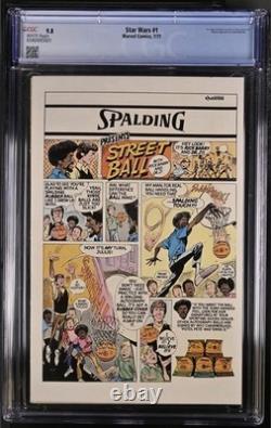 Star Wars #1 CGC 9.8 White Pages Marvel Comics 1977 Movie Adaptation Key