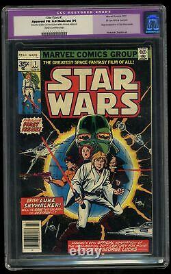 Star Wars #1 CGC FN 6.0 Cream To Off White (Restored) 35 Cent Variant