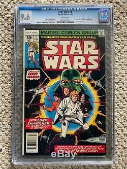 Star Wars #1 CGC Grade 9.6 White pages! 1977