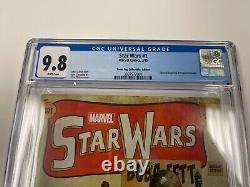 Star Wars # 1 CGC Graded 9.8 Marvel Comic Book Pop Collectibles Variant Ed. JH8 Star Wars # 1 CGC Graded 9.8 Marvel Comic Book Pop Collectibles Variant Ed. JH8