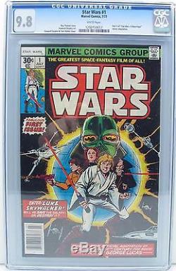 Star Wars #1 CGC (NM/M) 9.8 Bronze Age, 1st Print, White Pages