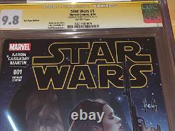 Star Wars 1 CGC SS 9.8 Fisher signed Hot Topic Variant