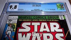 Star Wars #1 CGC Universal Grade Marvel Comic 9.8 White Pages Part 1 A New Hope