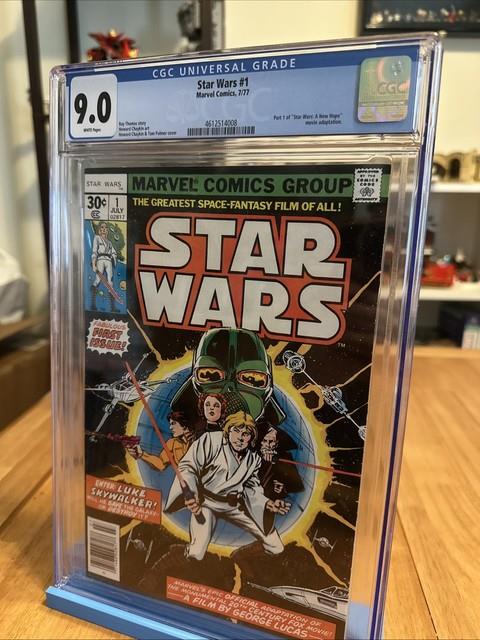 Star Wars #1 Cgc 9.0 1977 1st Print, Luke Skywalker, Darth Vader, Han Solo