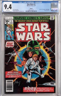 Star Wars #1 Cgc 9.4(1977 Marvel Comics)reprintdarth Vaderskywalkermovie