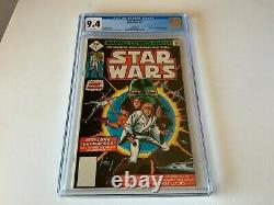 Star Wars 1 Cgc 9.4 White Pages Reprint Blank Upc Box Marvel Comics 1977