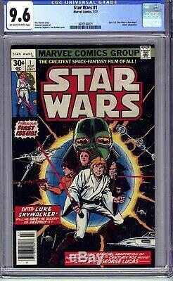 Star Wars #1 Cgc 9.6 (1977 Marvel Comics) First Printing- A New Hope! No Reserve