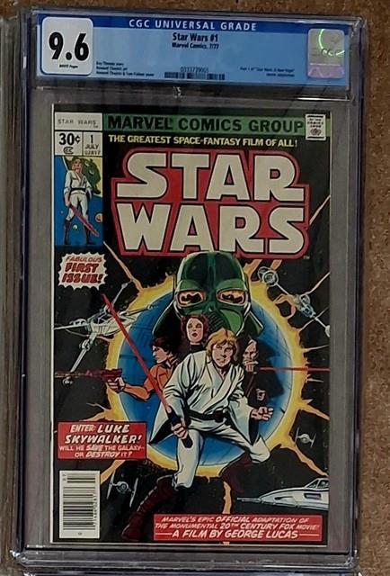 Star Wars #1 Cgc 9.6 Plus Three Random Graded Books $840