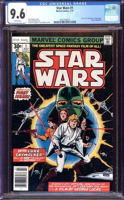 Star Wars #1 Cgc 9.6 White Pages // Marvel Comics 1977