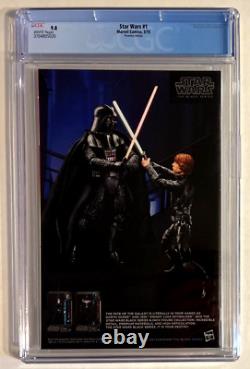 Star Wars #1 Cgc 9.8 Marvel 2015 Premiere Variant Worlds Best Comics Only 2 Made Star Wars #1 Cgc 9.8 Marvel 2015 Premiere Variant Worlds Best Comics Only 2 Made