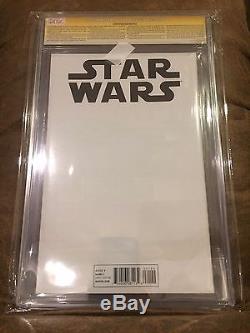 Star Wars #1 Cgc 9.8 Signed Carrie Fisher / Williams / Prowse / Mayhew Fan Expo