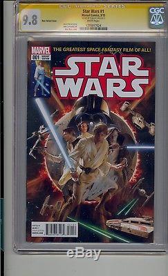 Star Wars #1 Cgc 9.8 Ss Signed Stan Lee Alex Ross Color Variant 023