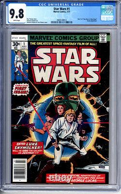 Star Wars #1 Cgc 9.8 White Pages Original First Print Classic Key Issue 1977