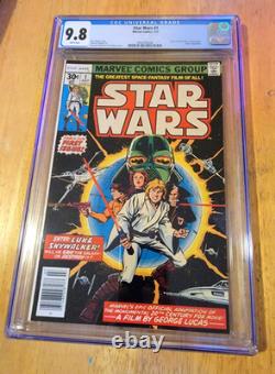 Star Wars #1 Cgc 9.8 Wp 1977 1st Print, Luke Skywalker, Darth Vader, Han Solo