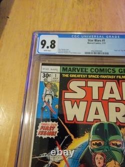 Star Wars #1 Cgc 9.8 Wp 1977 1st Print, Luke Skywalker, Darth Vader, Han Solo