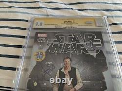 Star Wars #1 Cgc Ss 9.8 Marvel Comics Signed Harrison Ford