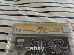 Star Wars #1 Cgc Ss 9.8 Marvel Comics Signed Harrison Ford