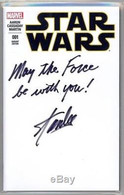 Star Wars 1 Cgc Ss 9.8 Signed & Inscribed By Stan Lee May The Force Be With You