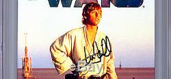 Star Wars #1 Cgc-ss 9.8 Signed Mark Hamill Orig 1977 Movie Actor Foto Cvr 2015