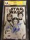 Star Wars #1 Comic Signed By Harrison Ford Mark Hamill Carrie Fisher Cgc Ss 9.8