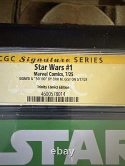 Star Wars #1 Em Gist Signed Exclusive Variant 1st App Kezrin Almovar Cgc 9.8