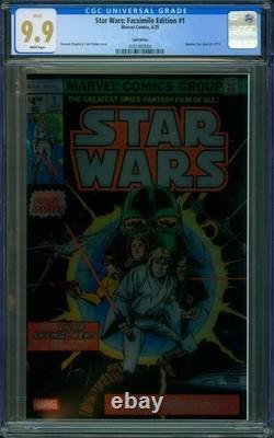 Star Wars 1 Facsimile Ed CGC 9.9 Foil Edition 6/25 up 9.8