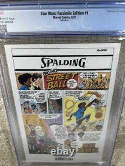 Star Wars 1 Facsimile Ed CGC 9.9 Foil Edition 6/25 up 9.8