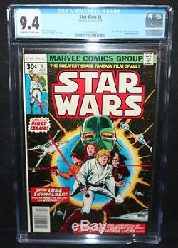 Star Wars #1 Howard Chaykin A New Hope Movie Adaptation CGC Grade 9.4 1977