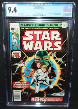 Star Wars #1 Howard Chaykin A New Hope Movie Adaptation CGC Grade 9.4 1977