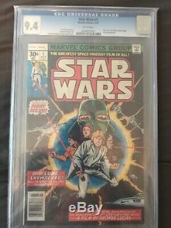 Star Wars #1 (Jul 1977, Marvel) 9.4 CGC