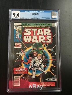 Star Wars #1 (Jul 1977, Marvel) CGC GRADED 9.4 white pages