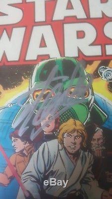Star Wars #1 (Jul 1977, Marvel) Signed By Stan Lee cgc ready. COA 2015