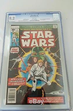 Star Wars #1 (Jul 1977, Marvel) cgc 9.2