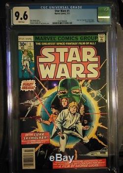 Star Wars #1 July 1977 CGC 9.6 WHITE PAGES! Howard Chaykin NM+