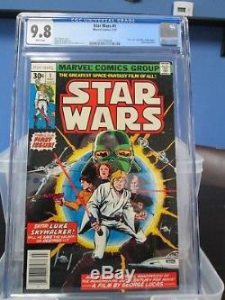 Star Wars #1 July 1977 CGC 9.8 WHITE PAGES! Howard Chaykin NM/Mint