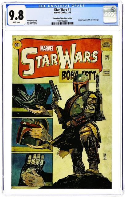 Star Wars #1 Maleev Comic Pop Variant Cgc 9.8 2015 3787458001